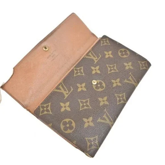 LOUIS VUITTON LV 3 Set Wallet Coin Card Case Monogram Multi Brown White 60YH846 - Picture 11 of 15